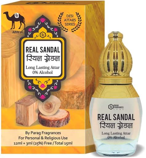 Brij Sugandha Pure Sandal Attar Sandalwood .